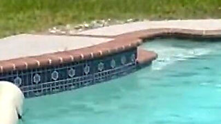 Cleo Flashing the Gardener