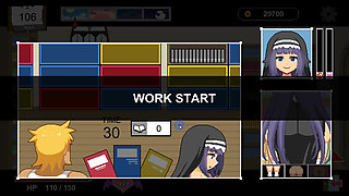 Hentai Game - Handyman Fantary - Fucking the Naughty Nun Lisa H Scenes