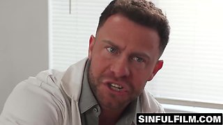 Muscular doctor Seth Gamble explores every part of my pussy