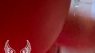 Oiled-up Brazilian Latina Gets Fucked Hard and Makes Cock Cum