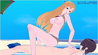 Asuna (asuna Yuuki) And I Have Intense Sex On The Beach. - Sword Art Online Hentai