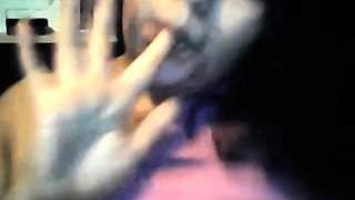 Arab Babe Shows Off Her Big Tits on Webcam