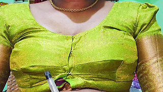 Indian Hot Wife Bedroom Came Out Mouth with Boyfriend