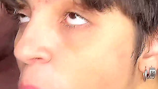Hot Orgy with 3 Guys Fucking 2 Very Hot Bisexual Girls
