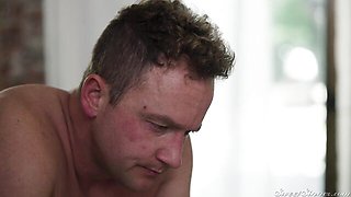 Alluring model with natural tits Blake Blossom impaled by big cock