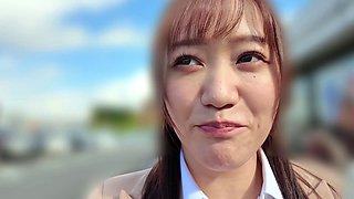 Japanese teen blowjob in public bus