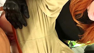 Hot ginger chick cosplays Kim Possible and has her mouth and yammy pussy drilled with passion