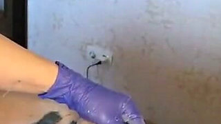 #205(2) Male Waxing. Smooth Penis and Scrotum