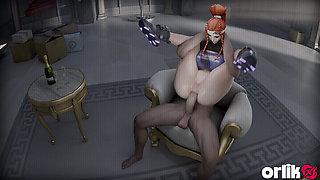 Brigitte's First Date Gone Wrong - Anal & Creampie 3 Times in a Row Overwatch 3D Animation