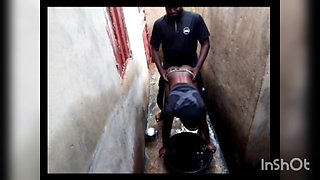 African sex in a corner
