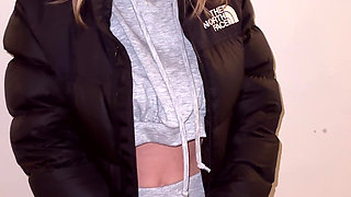 She Accepts a Ride From a Stranger and Ends up Him in the Garage on Top of a Punching Bag