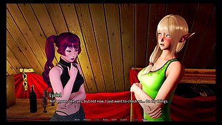 Wet anime scene with rectal action and a deep cumshot