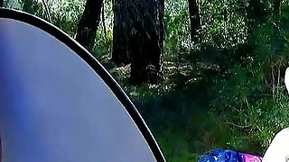 Cute skinny teen fucked outdoor by step brother with big cock