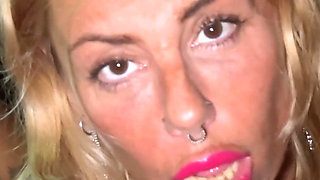 Ingalls (argentinian Model) Gets Turned on When Her Feet Are Struck - Special Bondage Edition