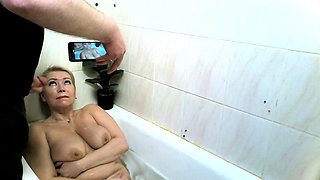 Big Mature Passion in a Tight Moscow Bathroom