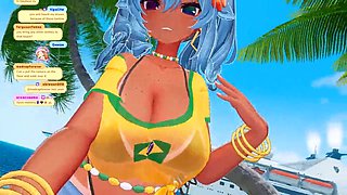 Manga-inspired adult experience with ASMR and MMD