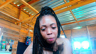 Trying on sexy short dress bought by big fan...