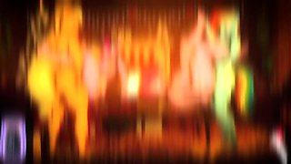 Two 3d cartoon cuties are ready for their bath