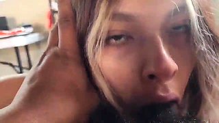A morning fellatio before going to college