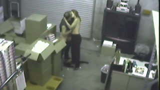 Office whore gets down and dirty suck knob