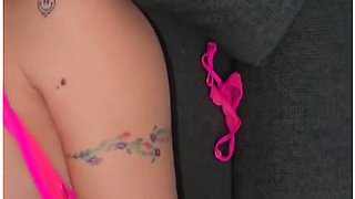 Kenia Music’s Blowjob Ends with a Warm Cum Hit—Face, Lips, and More