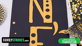 Familystrokes - horny teen stepsisters let their stepdaddy have his way with them