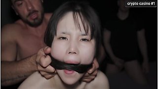 Made In Japan - Asian Cutie Tries Euro Dicks