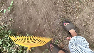 Dirty Feet in the Garden