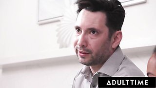 Adult Time featuring Tommy Pistol and Kira Noir's rough doggystyle sex