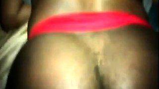 Black Amateur Takes Creamy Anal