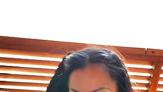 Asian teen outdoor fuck