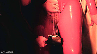 Sexy Lesbian Petting in Latex Free Porn Video