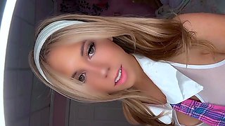 PLAYING WITH DILDO AFTER SCHOOL