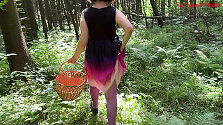 Cheating Mature Wife Meets up with Lover in the Forest for a Good Fuck