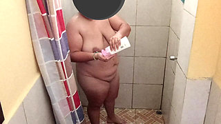 Taking a Shower in a Public Restroom.
