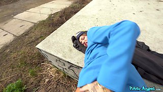 POV Outdoor Cospay Sex from Public Agent - Cum Fly With Me part 2 - Martin Gun and Flight Attendant Coco Bae