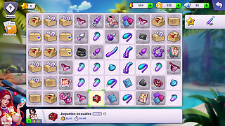 We start in the hot village