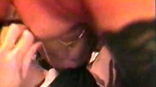 Blonde and brunette lesbian girls licking and toying