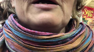 Flashing My Tits in Supermarket to Show You How Cold It Was!