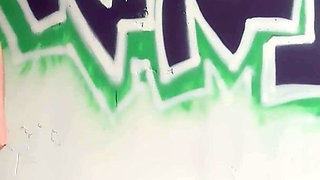 Threesome in Urbex, I Get Fucked Hard