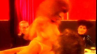 Stunning group sex babes getting cumshot