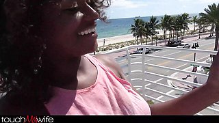 Small tits smut with cover-girl Levi Cash and Peter Green from Touch My Wife