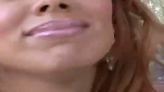 Redhead babe does her filming