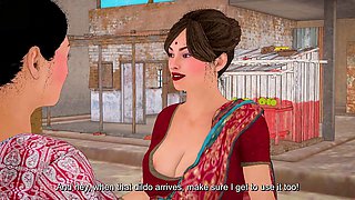 Stepson gets frisky with step-auntie after licking a special capsule