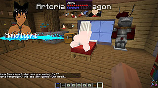 The Jenny Mod Minecraft Fapcraft - It's Fate That I Fuck Artoria Pendragon in the Ass and Mouth