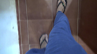 My Horny Stepson Woke Me up and Begged Me to Piss in Front of Him