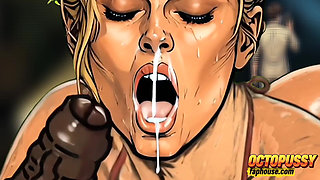 Married White Bitch Gets Anal Pleasure From BBC