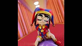 Hot 3D Cartoon Sex - The Amazing Digital Circus Anal & Blowjob Compilation