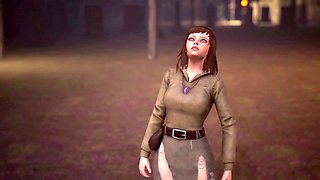 Cartoon, scary game, survival game