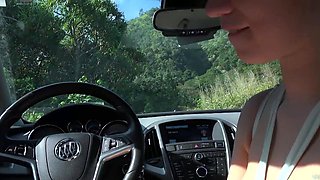 Bailey Brooke craves cock in the car